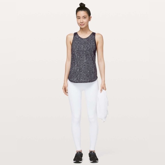 Lululemon Sculpt Tank II Breathable Lightweight Mesh in Diffuse Starlight Sz 4 - Picture 4 of 11